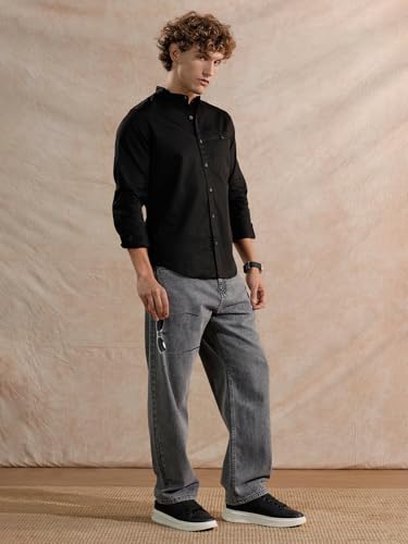 Image of WROGN Men's Loose Fit Jeans | Mid Rise | Jeans for Man