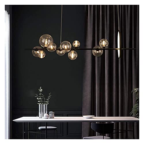 Lustre industriel en verre de haute qualité avec hauteur modulable