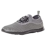 Kenswalk Men's Aqua Water Shoes Lightweight Beach Swim Pool Walking Sneakers