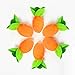 Ziurmut Pet Snuffle Carrot Toy, Versteckspiel Carrot Farm Dog Puzzle, Carrot Snuffle Dog Toy, Carrot Dog Enrichment Toy for Dog Aggressive Chewers
