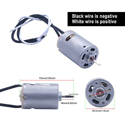 weideer 6 inch RV Vent Fan Blade with 12V RV Vent Motor DShaft