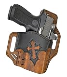Versacarry Guardian Arc Angel(OWB) Holster - Distressed Brown - Right Hand - Size 3-2023 - Flex Vent Technology