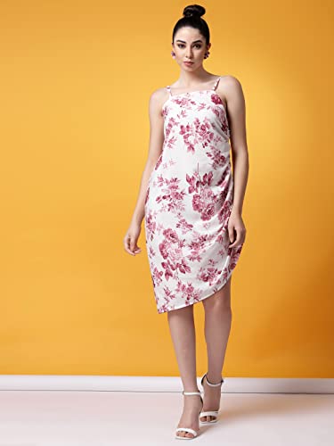 Image of OOMPH! Women's Crepe Sheath Knee-Length Dress