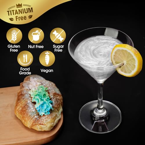 image for NiHome 0.18oz/5g Titanium-Free Edible Food-Grade Glitter Powder Glimme
