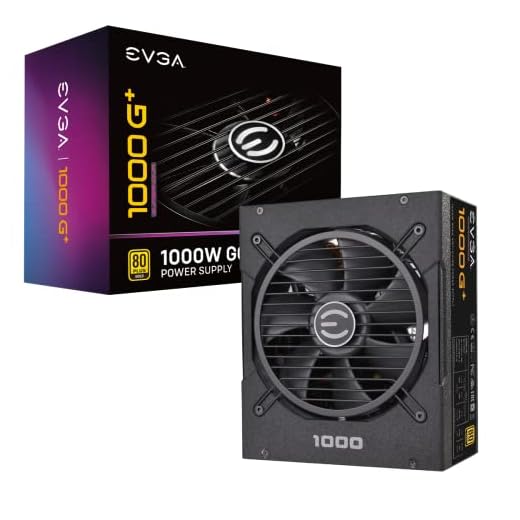 EVGA SuperNOVA 1000 G+, 80 Plus Gold 1000W, Fully Modular, FDB Fan, 10 Year Warranty, Includes Power ON Self Tester, Power Supply 120-GP-1000-X1,Black