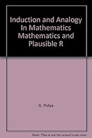 Induction and Analogy In Mathematics Mathematics and Plausible R B000WSXA0M Book Cover