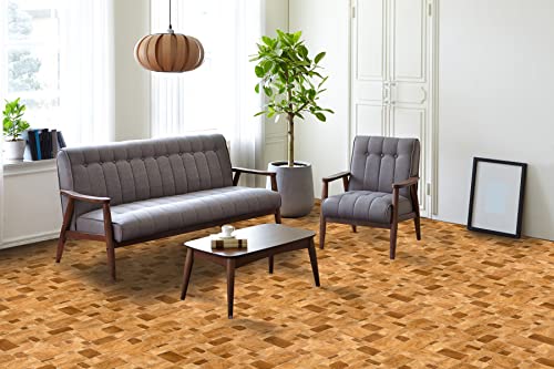 Moqueta PVC MAXIMA EKO 494-03 Mosaico - marrón 200x500 cm Cover