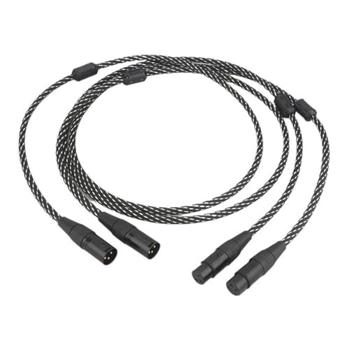 Cable balanceado de audio XLR 0.5M con conductor cobre 5N miniatura 1