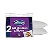 Silentnight Just Like Down Pillow – Hotel Bed Sleep Pillows Cuddle Support Pillow Pair – Machine Washable Soft Comfy…