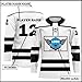 Sptontons Custom Hockey Jersey, Custom Hockey Jerseys for Men, Men Youth Personalized Stitched Or Printed Name&Number,Logo (White)