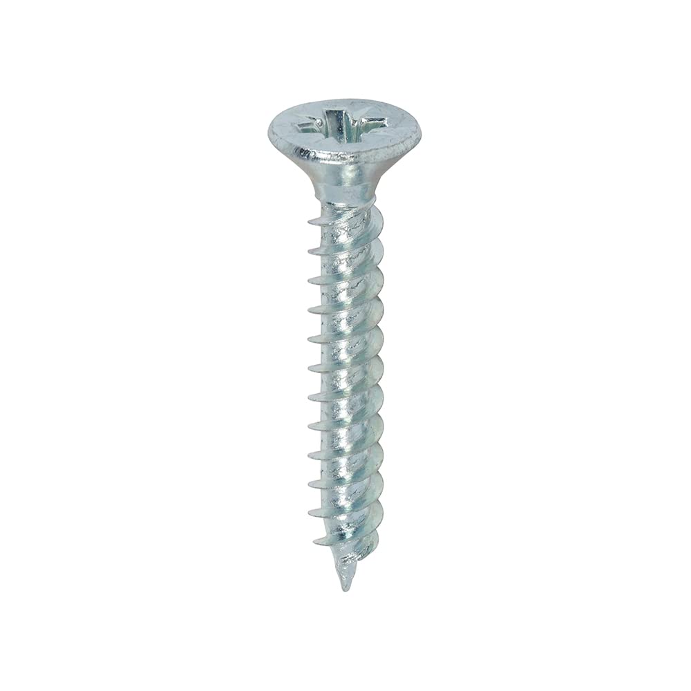 Timco Twin-Threaded Countersunk Silver Woodscrews7 X 1 (200Pcs) from B&Q