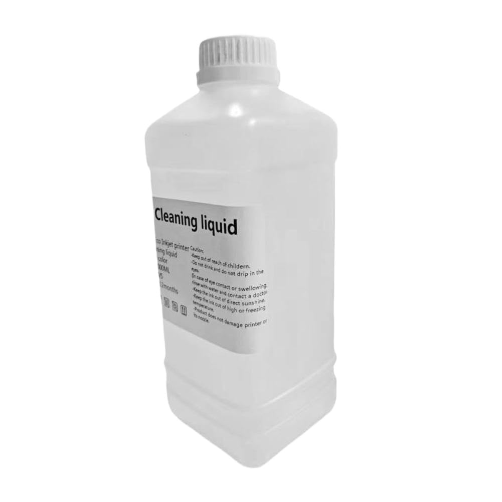 Solución de limpieza de tinta ecosolvente 1000ML Compatible con Roland Mimaki Mutoh DX5 DX7 TX800 XP600 5113 I3200