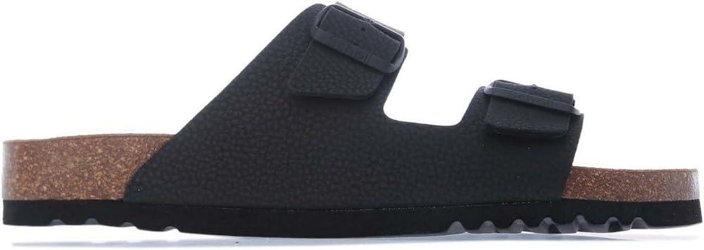 Scholl Men's Julien Sandal, Black, 10.5 UK