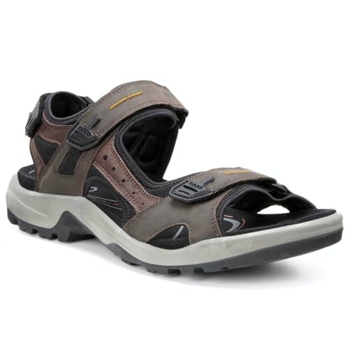 Image of ECCO Men's Yucatan outdoor offroad hiking sandal, Espresso /Cocoa Brown /Black, 45 EU (US Men's 11-11.5 M)