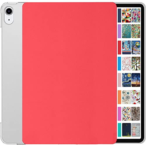 Image of DuraSafe Cases for iPad PRO 11 Inch 1 Generation [ PRO 11 1st 2018 ] A1980 A1934 A2013 A1979 MTXN2HN /A MTXP2HN /A MTXR2HN /A Slim Hard Shell Protective Stand Cover - Red