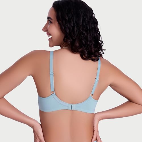 Image of Enamor Innovations Fabcool Encircled Side Support Shaper, Non Padded, Wirefree, High Coverage, Women's Cotton Everyday Bra - A042 (Available in Plus Sizes)