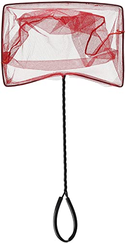 Image of PENN-PLAX Infra-Red Quick-Net Aquarium Fish Net - Red Color for Invisibility - Durable, Strong, and Safe - 10 inch x 7 inch Net - 10 inch Handle