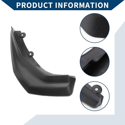 Image of Mud Flaps Splash Guards W /Mount Accessories for Land Rover Evoque Prestige with Radar 2013-2022 Front Rear Mud Guards 1 Set