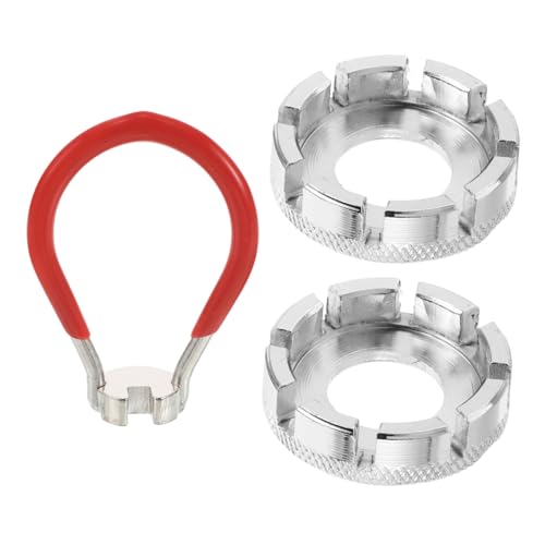 BRIGHTFUFU Bike Spoke Wrench Universal Bicycle Spoke Tool for Wheel Repair Includes Tensioner Pliers Alignment for Safety