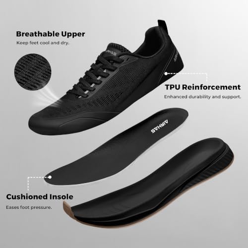 AIRHAS Men's Wide-Toe-Box Low-Drop Gym Shoes - image 6