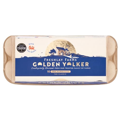 Freshlay Golden Yolks Free Range Eggs Pack of 10