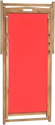 Miniatura 6 de YUHI-HQYD Silla de terraza, silla plegable, silla reclinable de patio, muebles de exterior, silla de playa, con reposabrazos, requiere montaje,