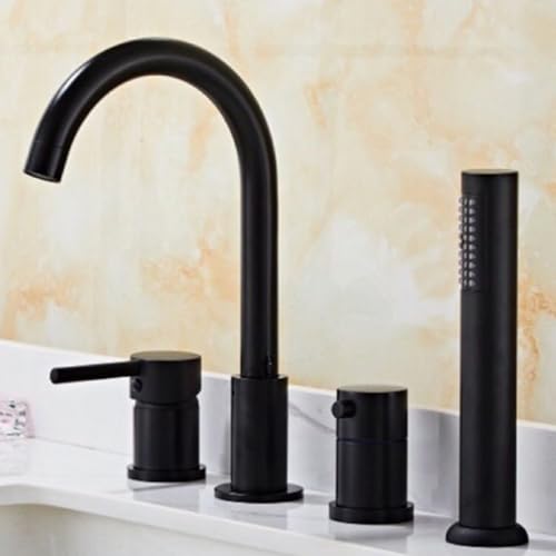 Robinetterie de baignoire noire pour créer une ambiance spa moderne chez soi