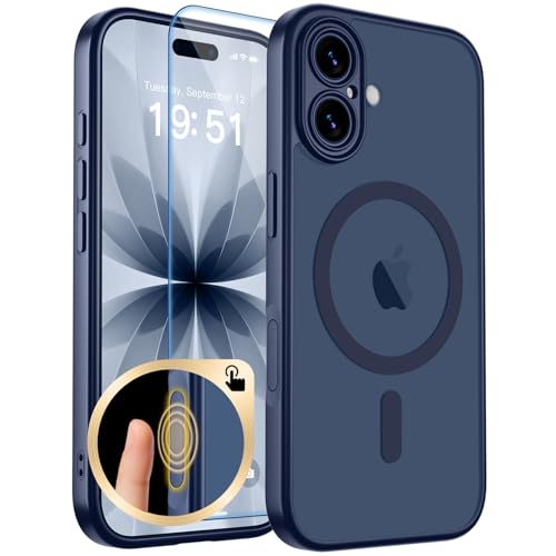 Image of zapica Magnetic for iPhone 17 Case, Deep Blue