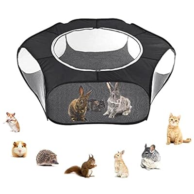 BUDDE ZUKEY Pet Playpen Foldable Small Animal rabbit playpen Playpen Portable Breathable rabbit run indoorPet Enclosure Outdoor Indoor run outdoor Chicken Duck Rabbit run