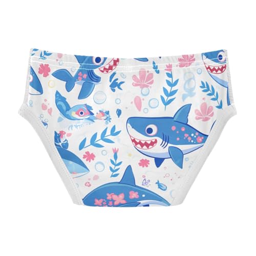 KLL Ocean Shark Masco Little Boys Soft Underwear Briefs Breathable Children Panties2