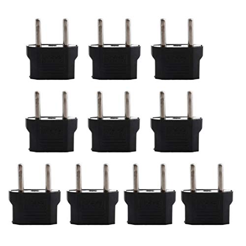 lyqdxd 10PCS Etats-Unis Etats-Unis UE Europe Euro AC Power Plug Converter Voyage Adaptateur Cover