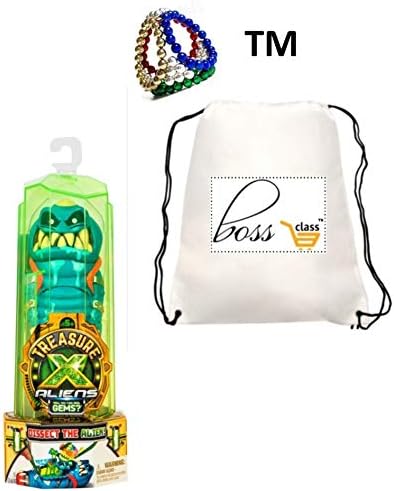 POG Private Label Owned - Kids Boys Treasure X Aliens (Bonus Exclusive PIXI Cube) Dissection Kit with Slime Action Figure and Treasure, Color May Vary