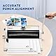 CGOLDENWALL Bindegerät, 34-Loch, Stanzt 16 Blätter (80g), Bindet 120 Blätter, 3:1 Steigung, mit Starter-Kit, Spiralbindegerät für Büro und Schule, Briefformate/A4/A5/B5