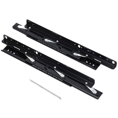 Diapositivas de cajón resistentes, rieles laterales de extensión completa para armarios de cocina y muebles, diseño resistente al óxido para una mayor durabilidad