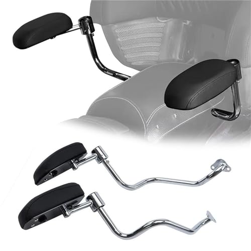 GQUIKGW Barra de Apoyo Reposabrazos para El Maletero del Pasajero De La Motocicleta Kit De Reposabrazos para El Asiento Trasero Reposabrazos para Indian para Roadmaster para Limited 2021-2024