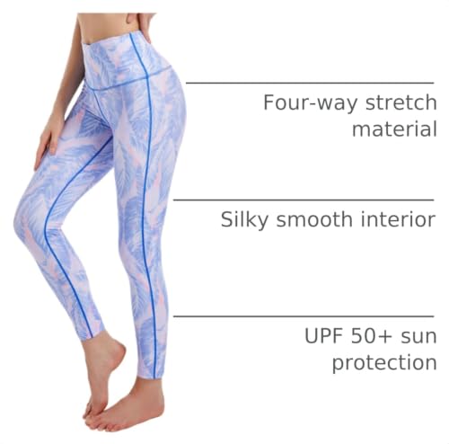 Image of Ubestyle Women's Swim Pants UPF 50+ High Waist Rash Guard Leggings