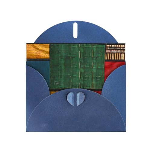 MUFLVDX - Tarjeta de felicitación de estilo africano para todas las ocasiones con sobres, tarjetas de papel nacarado para cumpleaños, aniversario de boda, Navidad