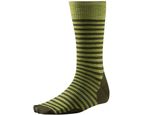 Smartwool Men's Stria Crew Socks (Loden Heather) X-Large