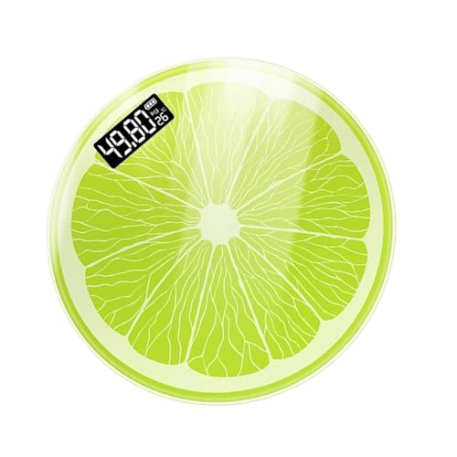 Báscula electrónica digital verde para peso corporal 28x28cm