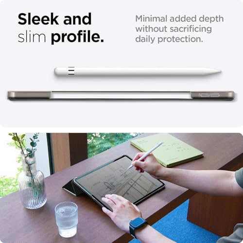 Image of Spigen for iPad Air 13 Inch Case M4 (2026), iPad Air 13 Inch Case M3 /M2 (2025 /2024), Smart Fold, Liquid Air Folio, Protective Tri-Fold Cover, Black