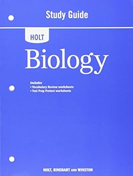 Paperback Holt Biology: Study Guide Book