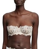 Skarlett Blue Damen Entice Strapless Multi-Way Underwire Demi BH, Undurchsichtige, Weiß/Nylon, 65C