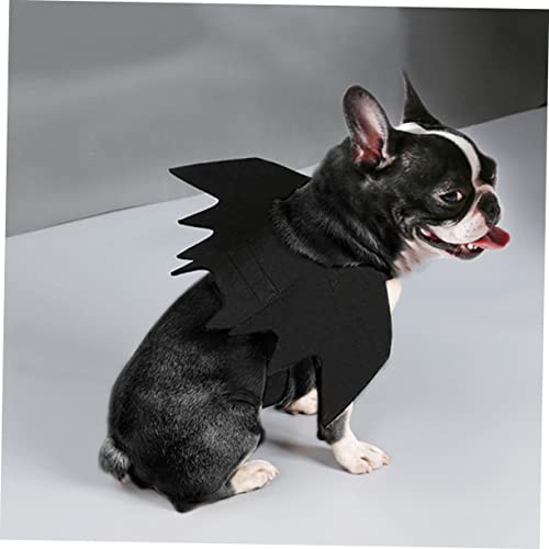 Disfraz de alas de fieltro Halloween para perros y gatos miniatura 2
