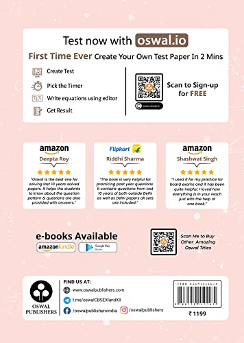 Image of Oswal - Gurukul Last Years 10 Solved Papers Commerce: CBSE Class 12 for Exam 2024