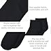 Glory Max 12 Pairs Kids Baby Boys Girls Toddler Plain Solid Ankle Cotton Socks (US, Age, 4 Years, 6 Years, Black)