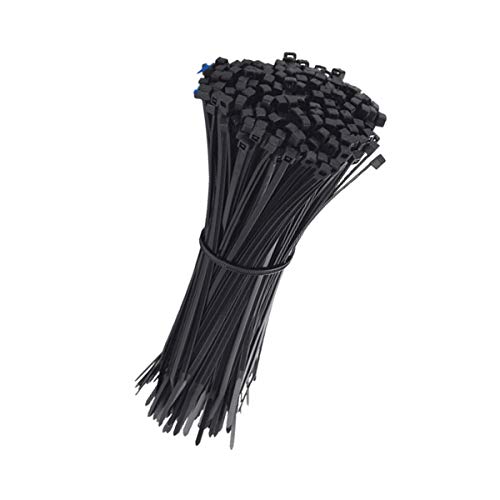 タイラップ ナイロン 結束バンド 幅 2.5ｍｍ 長さ 200mm 1000本 セット 黒色 インシュロック 耐候 耐熱 性 屋内外用 [waschosen] (2.5mm 黒)