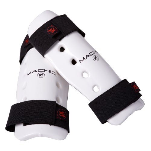 Macho Dyna Forearm/Shin Guards - White - Large