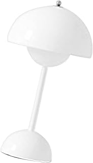 Lámparas de Dormitorio Pequeñas Atenuación Continua Modo de 3 Colores Luz de Lectura para Niños Lámparas de Noche Carga USB Lámpara de Escritorio Simple para Niños para el Hogar (Blanco)