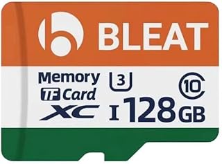 BLEAT U3 SD Card |150MBPS Read Speed | 40 MBPS Write Speed | SD Card for DASHCAM, Action Camera, Drone, Laptop,CAR Camera,HIGH Speed Card (128, GB)