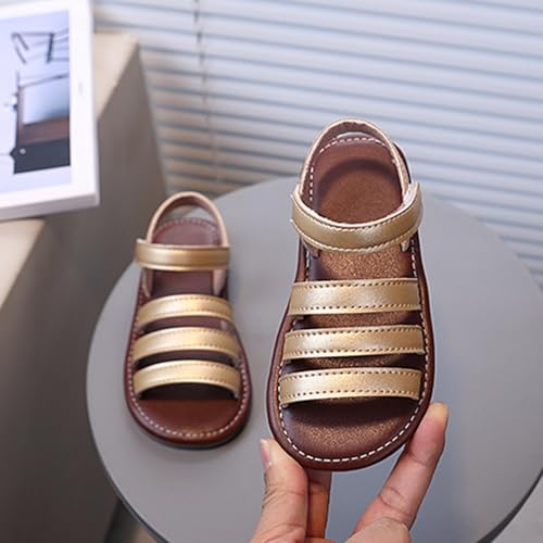 IWIHMIV Toddler Sandals for Baby Girls Summer Cute Comfortable Soft Sole Shoes Lightweight Open Toe Beach Sandals4